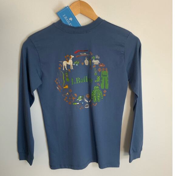 J. Bailey Hunting Logo Tee- NWT- Size 12 - Picture 1 of 3